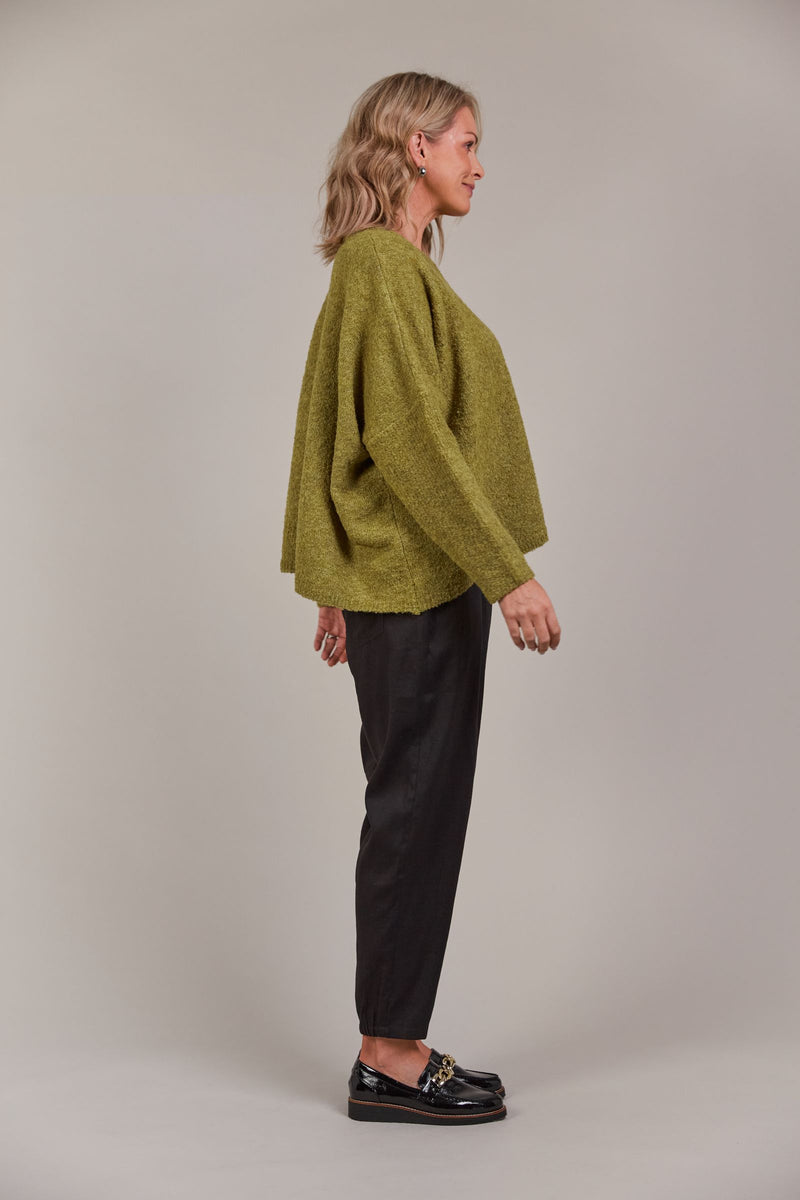 Folie Relaxed Knit - Chartreuse