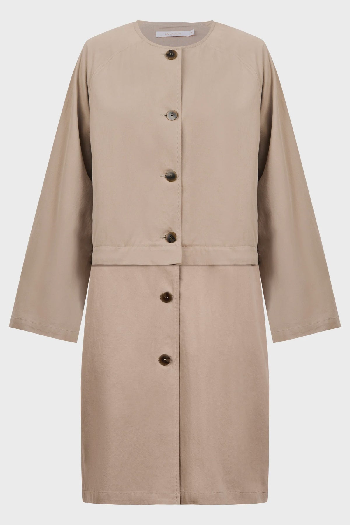 Farida Convertible Coat - Stone