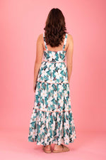 Felicity Maxi Dress - Green Floral