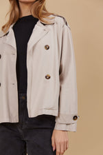 Freya Crop Trench - Canvas