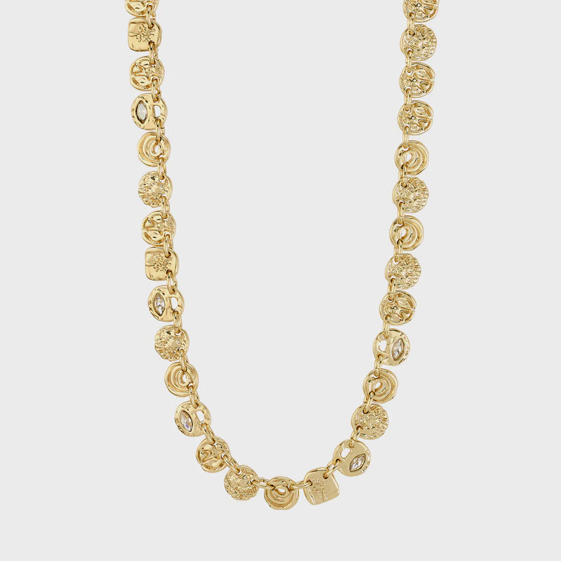 Fire Necklace - Gold Plated