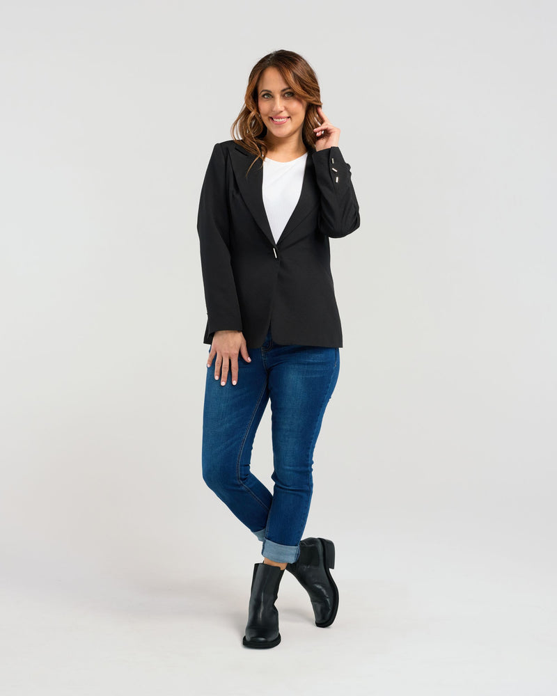 Flora Blazer - Black