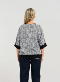 Florence Top - Floral Check