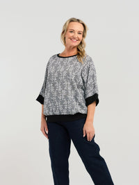 Florence Top - Floral Check