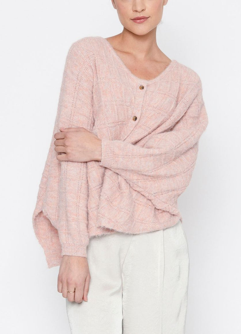 Frances Cardigan - Dusky Pink