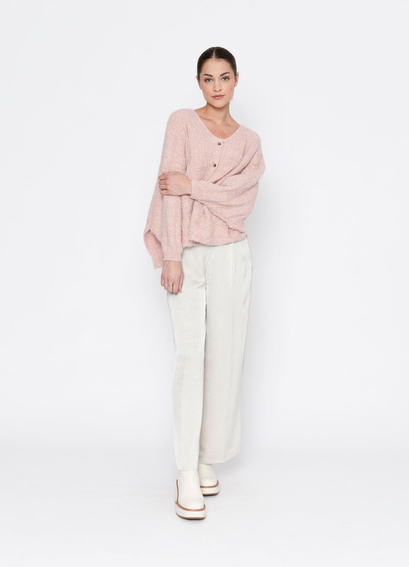 Frances Cardigan - Dusky Pink