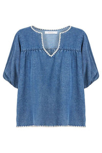 Freya Top - Denim