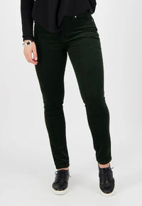Narrow Leg Cord Pant - 5910M Forest