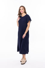 Flutter Dress - Navy