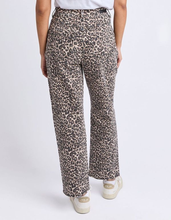 Leopard Denim Jean - Leopard