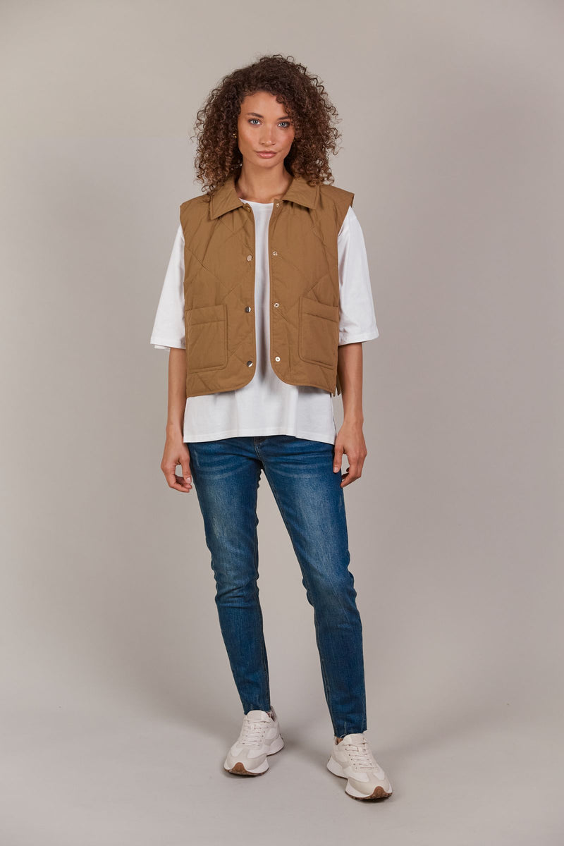 Argo Crop Vest - Hazel