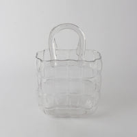 Glass Bag Vase