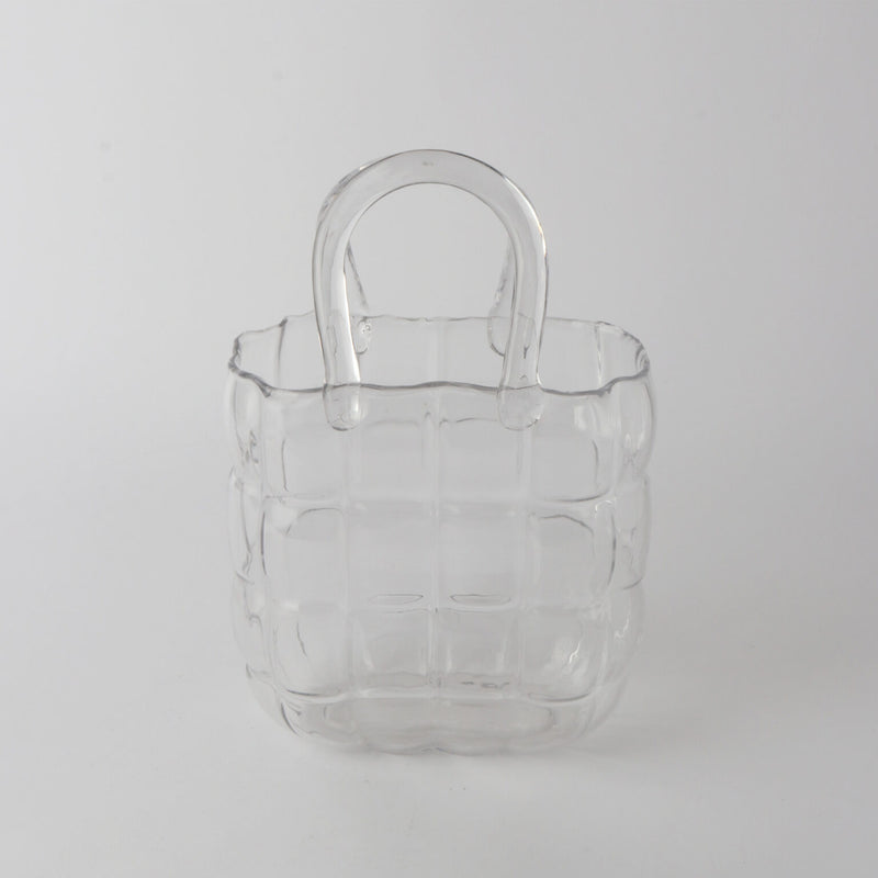 Glass Bag Vase