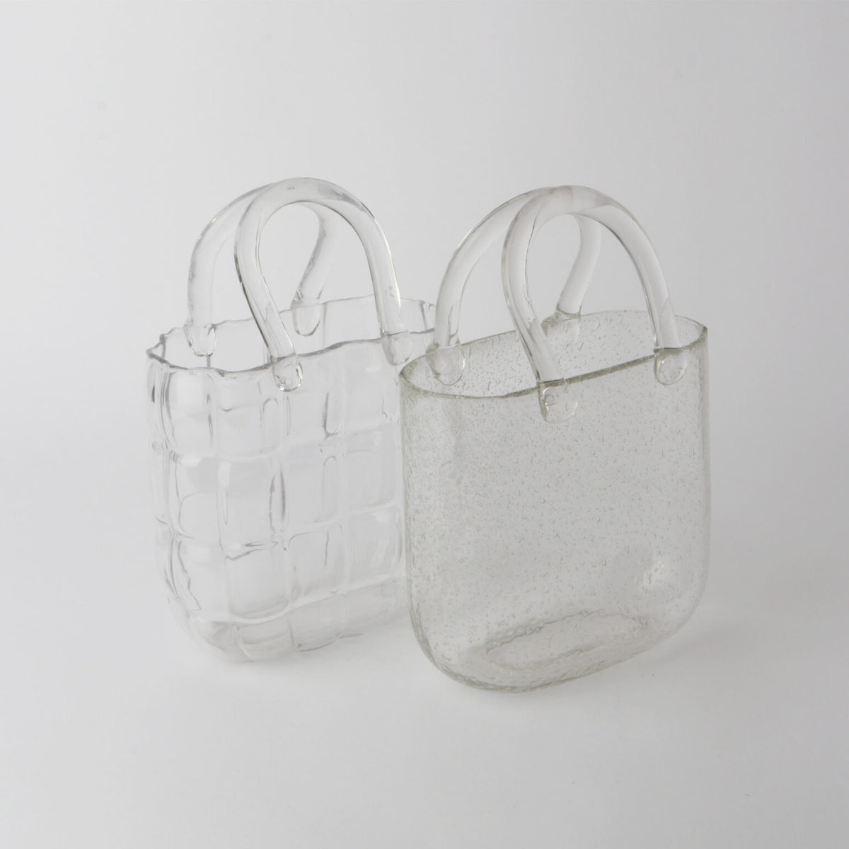 Glass Bag Vase