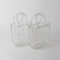 Glass Bag Vase