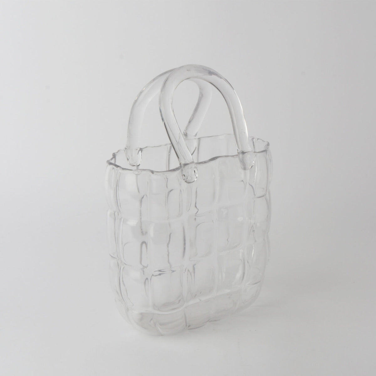 Glass Bag Vase