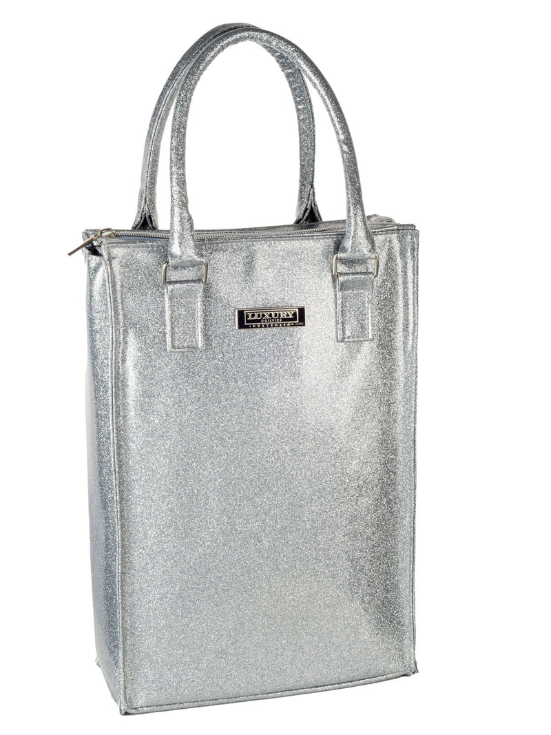 Lush Cooler Handbag - Glitter Silver