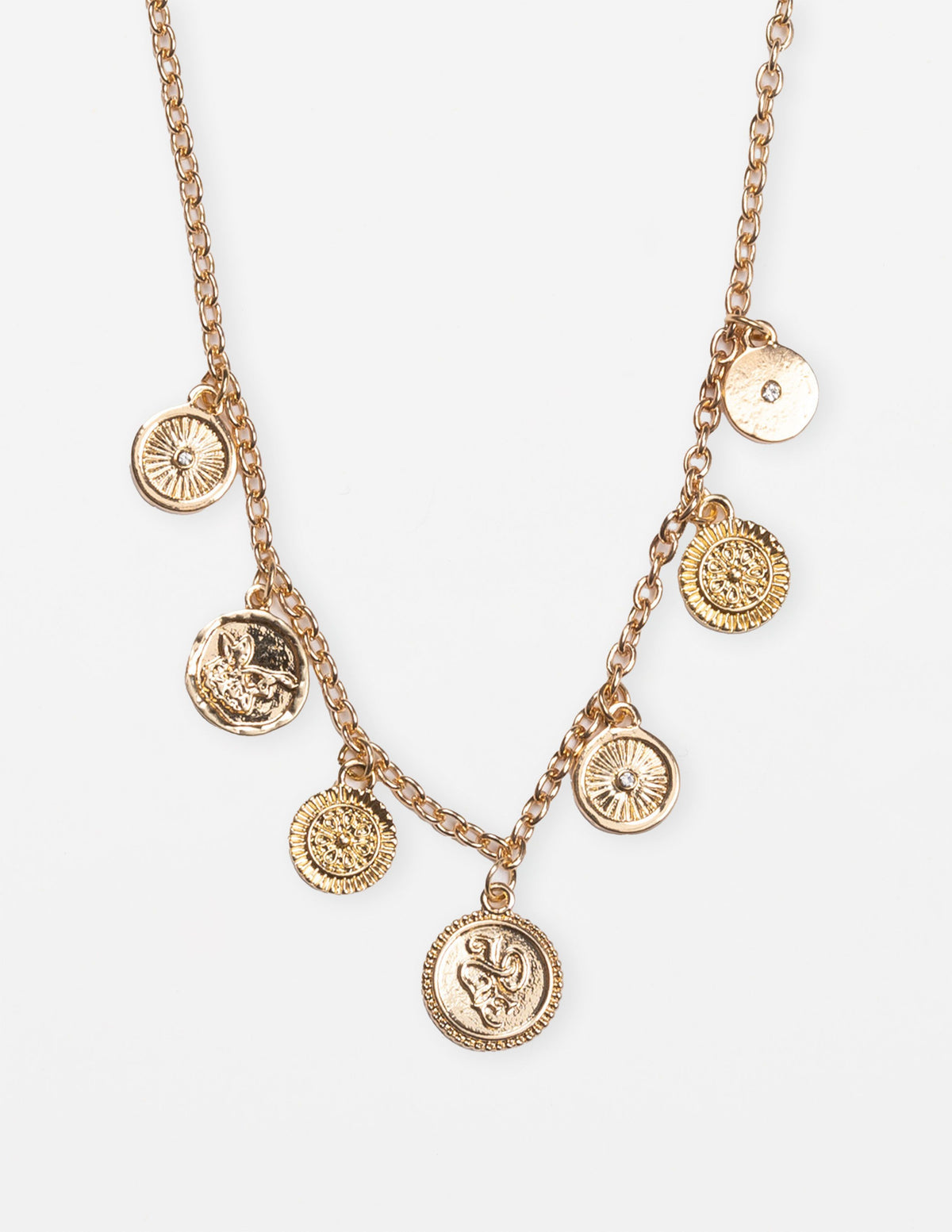 Necklance Medillions - Gold