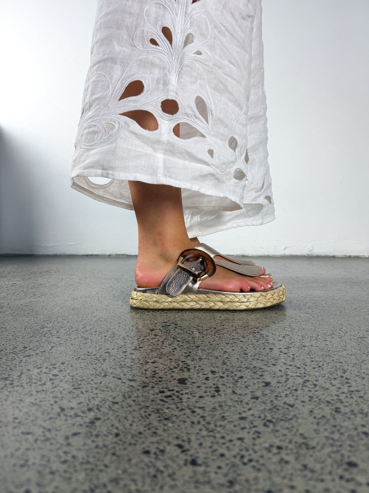 Grazia Sandal - Rose Gold