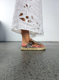 Grazia Sandal - Rose Gold
