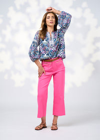 Gypset Blouse - White Multi