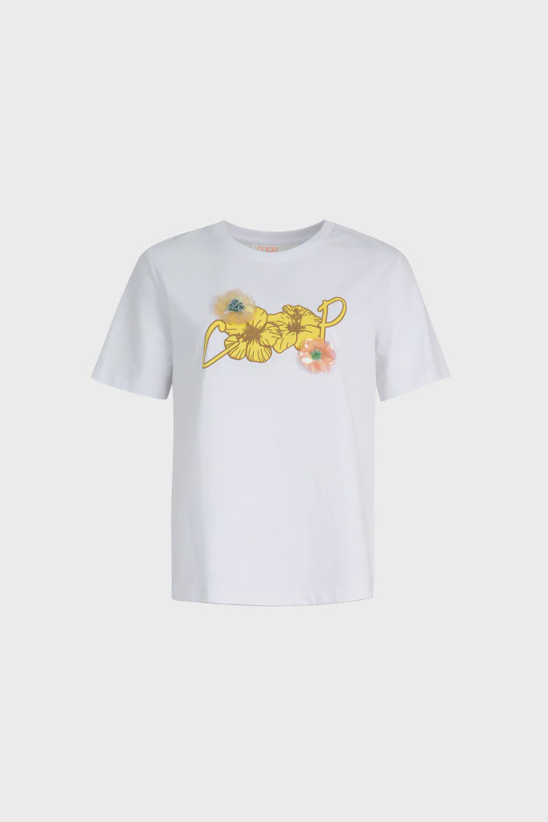 Hibiscus Holiday T-Shirt - White