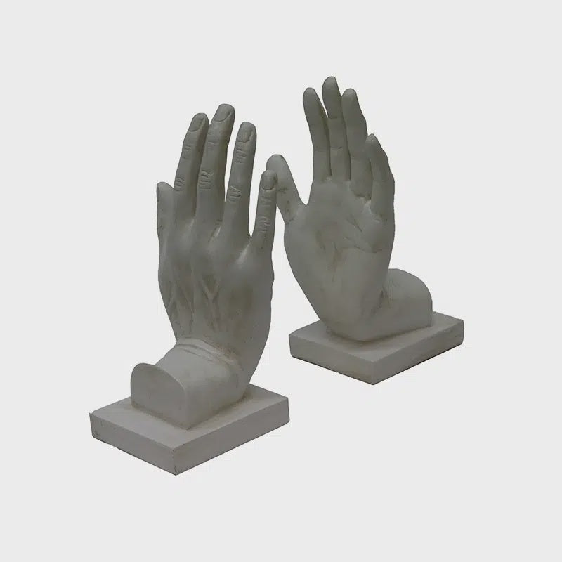 Hand Bookends