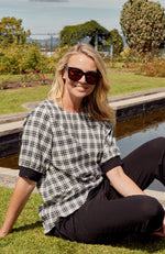 Havana Top - Black Plaid