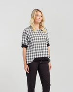 Havana Top - Black Plaid