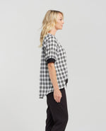 Havana Top - Black Plaid