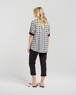 Havana Top - Black Plaid