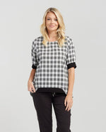 Havana Top - Black Plaid