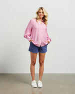 Heidi Blouse - Barbie Pink