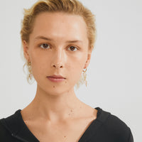 Shift Hoop Earrings - Gold