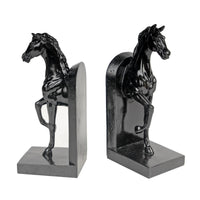 Horse Bookends - Black