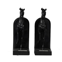 Horse Bookends - Black