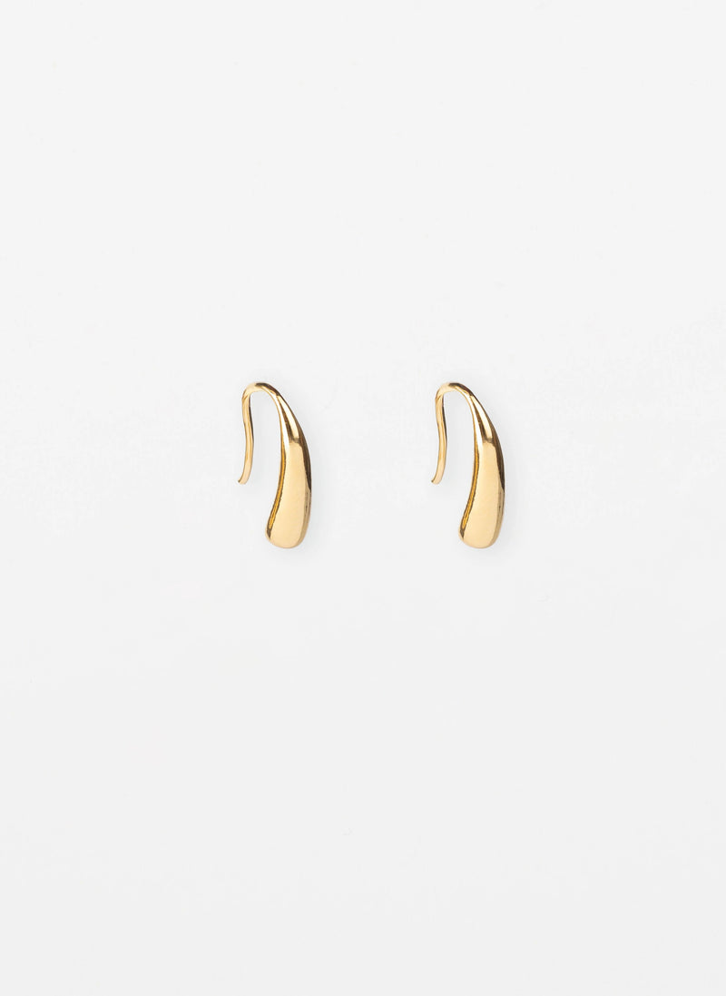 Earring Horse Shoe Hoop - Gold