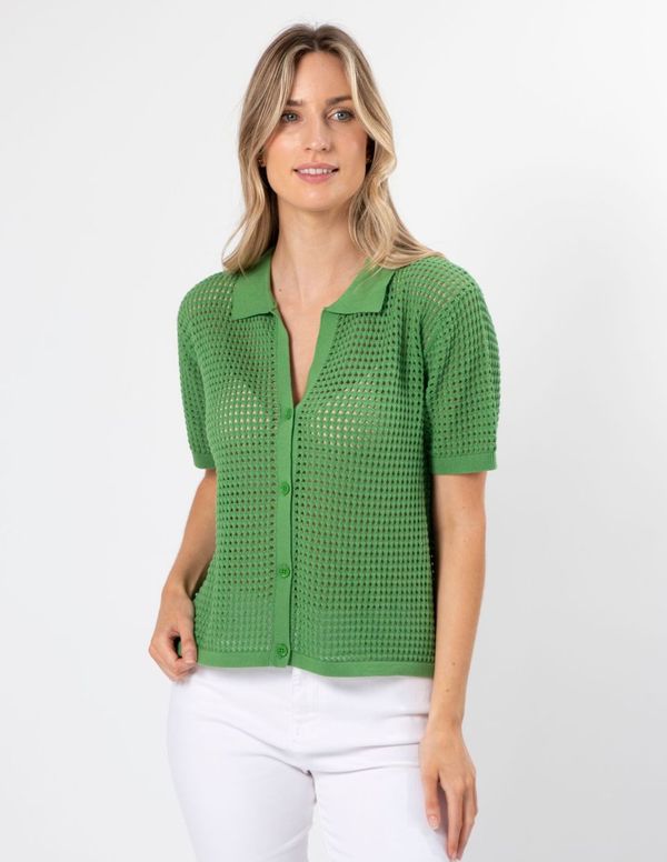 Holly Knit Top - Cress