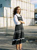 Zig Zag Dress - Black Stripe