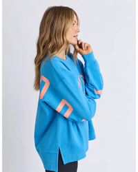 Interval Crew Bright Blue & Orange