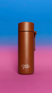 Ceramic Reusable Bottle - Toffee - 20oz 595ml