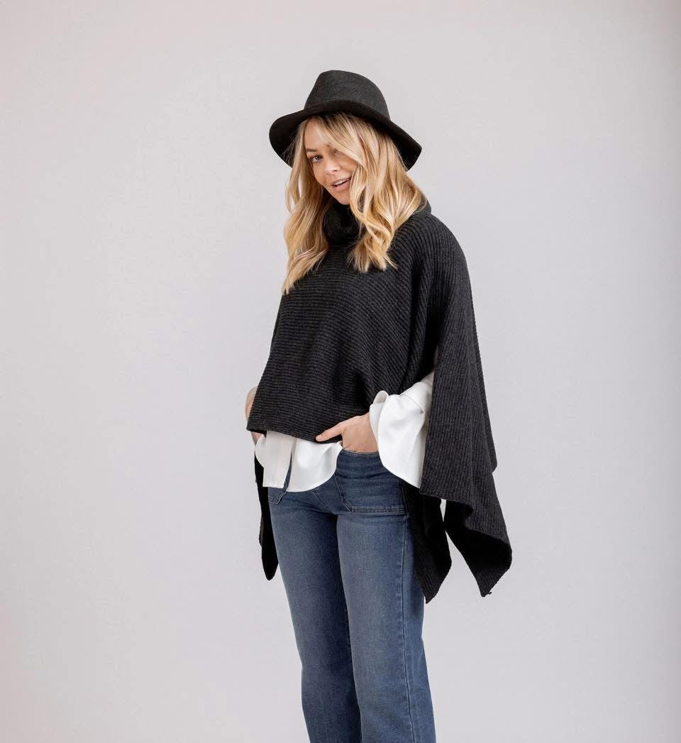 Nessie Cape - Charcoal