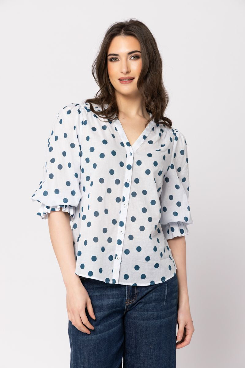 Capella  Blouse/ Ink Spot