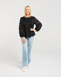 Fatima Top / black