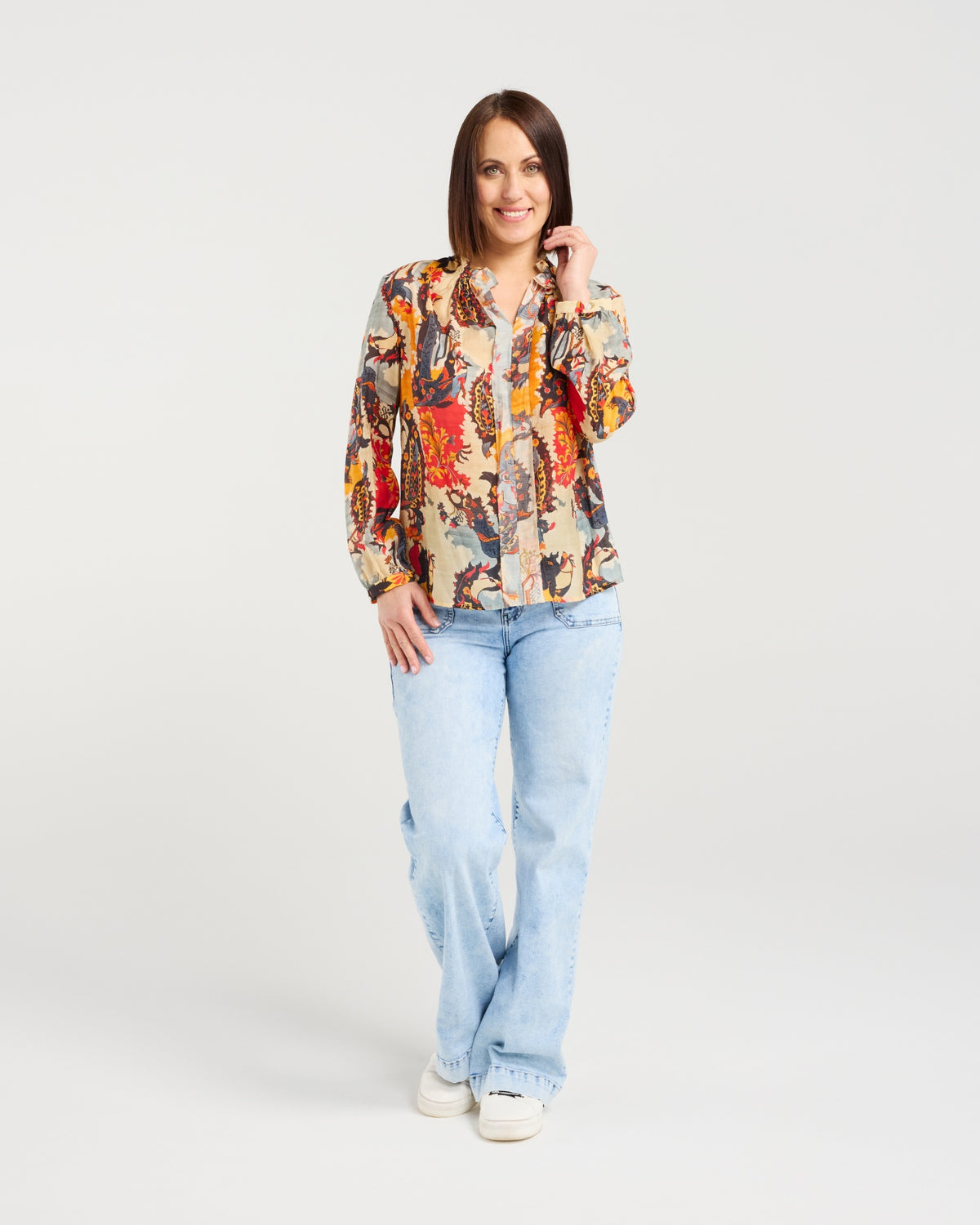 Vivienne Top / Saffron Garden