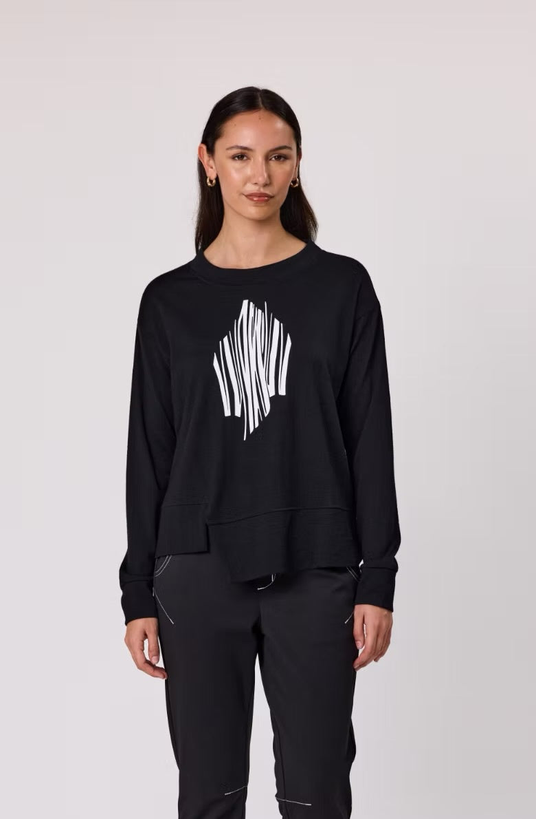 Hazel Merino Top / Black