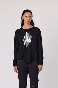 Hazel Merino Top / Black