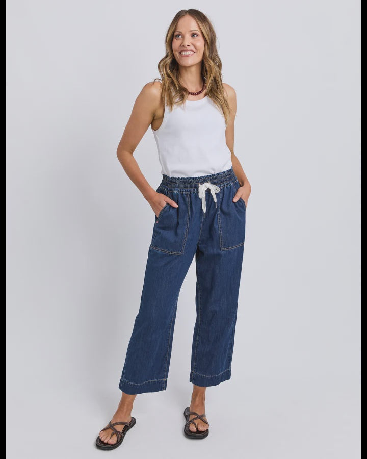 Greta Slim Leg Denim Pant / Extra Dark Wash