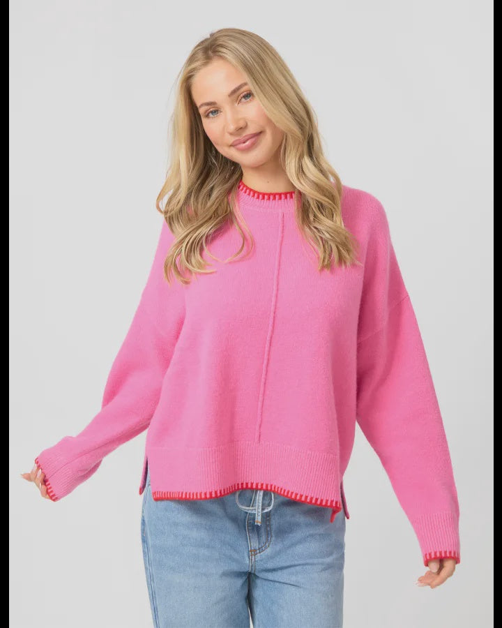 Briar Jumper / Pink Red