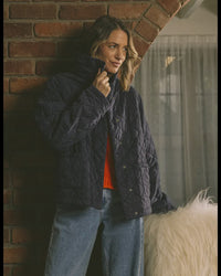 Aurora Quilted Jacket / Navy